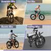 image:imageBUCKLOS MTB Bike Disc Brake kit Mechanical Disc Brakes Aluminum Alloy Caliper for Mountain Bike with 160mm Stainless Steel RotorFloating RotorsDual PistonFloating