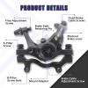 image:imageBUCKLOS MTB Bike Disc Brake kit Mechanical Disc Brakes Aluminum Alloy Caliper for Mountain Bike with 160mm Stainless Steel RotorFloating RotorsDual PistonMuticolor