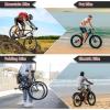 image:imageBUCKLOS MTB Bike Disc Brake kit Mechanical Disc Brakes Aluminum Alloy Caliper for Mountain Bike with 160mm Stainless Steel RotorFloating RotorsHydraulic CaliperSilver