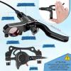 image:imageBUCKLOS MTB Hydraulic Disc Brakes for Mountain Bike Left Front 800 mm Right Rear 1500mm Bike Hydraulic Brake Set Aluminum Alloy Levers with CalipersPMis Adapter fit eBikeFat BikesRight rear only