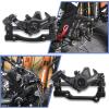 image:imageBUCKLOS Mountain Bike Disc Brake kit MTB Mechanical Line Pulling Disc Brakes Caliper with Aluminum Alloy Levers 160mm RotorisPM Universal Adapter for EbikeFolding BikeScooterFat BikeSingle Piston CaliperSliver