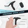 image:imageBUCKLOS Mountain Bike Disc Brake kit MTB Mechanical Line Pulling Disc Brakes Caliper with Aluminum Alloy Levers 160mm RotorisPM Universal Adapter for EbikeFolding BikeScooterFat BikeMechanical Disc BrakeSliver Rotor