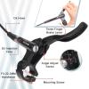 image:imageBUCKLOS Mountain Bike Disc Brake kit MTB Mechanical Line Pulling Disc Brakes Caliper with Aluminum Alloy Levers 160mm RotorisPM Universal Adapter for EbikeFolding BikeScooterFat BikeFrontRear Hydraulic Brake