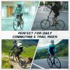 image:imageBUCKLOS Mountain Bike Disc Brake kit MTB Mechanical Line Pulling Disc Brakes Caliper with Aluminum Alloy Levers 160mm RotorisPM Universal Adapter for EbikeFolding BikeScooterFat BikeMechanical Disc BrakeSliver Rotor