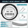 image:imageBUCKLOS Mountain Bike Disc Brake kit MTB Mechanical Line Pulling Disc Brakes Caliper with Aluminum Alloy Levers 160mm RotorisPM Universal Adapter for EbikeFolding BikeScooterFat BikeMechanical Disc BrakeSliver Rotor