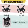 image:imageBUCKLOS Mountain Bike Mechanical Disc Brake Caliper with Adapter MTB Dual Piston Line Pulling Brakes Aluminum Alloy Calipers Front Rear with Brake Pads for Road Bike Mountain BikeFront 160mm