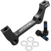 image:imageBUCKLOS PMis Front Rear 180203mm Disc Brake Caliper Mount Adapter Gear Parts Accessories CNC Machined Aluminum Alloy Rotor Adapter with BoltsBlack