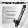 image:imageBUCKLOS PMis Front Rear 180203mm Disc Brake Caliper Mount Adapter Gear Parts Accessories CNC Machined Aluminum Alloy Rotor Adapter with BoltsBlack