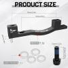 image:imageBUCKLOS PMis Front Rear 180203mm Disc Brake Caliper Mount Adapter Gear Parts Accessories CNC Machined Aluminum Alloy Rotor Adapter with BoltsRed