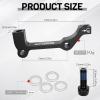 image:imageBUCKLOS PMis Front Rear 180203mm Disc Brake Caliper Mount Adapter Gear Parts Accessories CNC Machined Aluminum Alloy Rotor Adapter with BoltsRed