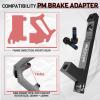 image:imageBUCKLOS PMis Front Rear 180203mm Disc Brake Caliper Mount Adapter Gear Parts Accessories CNC Machined Aluminum Alloy Rotor Adapter with BoltsTitanium