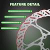 image:imageBUCKLOS RT58 2PC Bike Disc Brake Rotors with 12 Bolts140mm 160mm 180mm 203mm MTB Stainless Steel Bicycle Brake Rotor Fit for Mountain Bikes Road Bikes BMX M5 ScrewsRT58