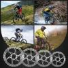 image:imageBUCKLOS RT58 2PC Bike Disc Brake Rotors with 12 Bolts140mm 160mm 180mm 203mm MTB Stainless Steel Bicycle Brake Rotor Fit for Mountain Bikes Road Bikes BMX M5 ScrewsRT58
