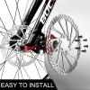 image:imageBUCKLOS RT58 2PC Bike Disc Brake Rotors with 12 Bolts140mm 160mm 180mm 203mm MTB Stainless Steel Bicycle Brake Rotor Fit for Mountain Bikes Road Bikes BMX M5 ScrewsSliver