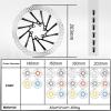 image:imageBUCKLOS RT58 2PC Bike Disc Brake Rotors with 12 Bolts140mm 160mm 180mm 203mm MTB Stainless Steel Bicycle Brake Rotor Fit for Mountain Bikes Road Bikes BMX M5 ScrewsBlack