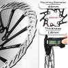 image:imageBUCKLOS RT58 2PC Bike Disc Brake Rotors with 12 Bolts140mm 160mm 180mm 203mm MTB Stainless Steel Bicycle Brake Rotor Fit for Mountain Bikes Road Bikes BMX M5 ScrewsBlack