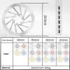 image:imageBUCKLOS RT58 2PC Bike Disc Brake Rotors with 12 Bolts140mm 160mm 180mm 203mm MTB Stainless Steel Bicycle Brake Rotor Fit for Mountain Bikes Road Bikes BMX M5 ScrewsSliver