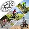 image:imageBUCKLOS RT58 2PC Bike Disc Brake Rotors with 12 Bolts140mm 160mm 180mm 203mm MTB Stainless Steel Bicycle Brake Rotor Fit for Mountain Bikes Road Bikes BMX M5 ScrewsBlack
