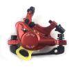 image:imageBUCKLOS Zoom HB100 MTB Line Pulling Hydraulic Disc Brake Calipers Front  Rear Aluminum Alloy Mountain Bike Hydraulic Disc Brakes with isPM Universal Caliper Adapter for XC Trail Fat BikeFRONTRed