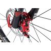 image:imageBUCKLOS Zoom HB100 MTB Line Pulling Hydraulic Disc Brake Calipers Front  Rear Aluminum Alloy Mountain Bike Hydraulic Disc Brakes with isPM Universal Caliper Adapter for XC Trail Fat BikeFRONTRed