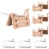 image:imageBUCKLOS Bike Disc Brake Pads  Bicycle Disk Brake Pads for ZoomShimano Deore XT XTR LX SLX Hone Alfine Saint for EbikeMountain BikeElectric BikeRoadScooterSinteredMetal4PC