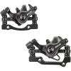 image:imageBUCKLOS MTB Bike Disc Brake kit Mechanical Disc Brakes Aluminum Alloy Caliper for Mountain Bike with 160mm Stainless Steel RotorFloating RotorsBlack