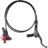 image:imageBUCKLOS MTB Hydraulic Disc Brakes Mountain Bike Left Front 800mm Right Rear 1450mm Hydraulic Brake Set Aluminum Alloy Levers with Calipers PMis Adapter Fit EBikeFat BikeRear Only Black