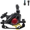 image:imageBUCKLOS Zoom HB100 MTB Line Pulling Hydraulic Disc Brake Calipers Front  Rear Aluminum Alloy Mountain Bike Hydraulic Disc Brakes with isPM Universal Caliper Adapter for XC Trail Fat Bike1 pcs black front