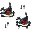 image:imageBUCKLOS Zoom HB100 MTB Line Pulling Hydraulic Disc Brake Calipers Front  Rear Aluminum Alloy Mountain Bike Hydraulic Disc Brakes with isPM Universal Caliper Adapter for XC Trail Fat Bike1 pair black