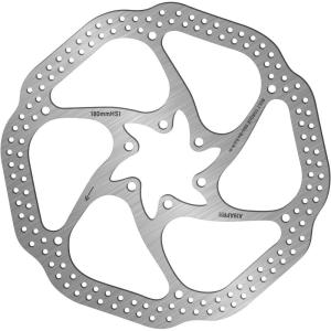 image:imageBUCKLOS 140mm 160mm 180mm 203mm MTB Disc Brake Rotor with 6 Bolts Bicycle Brakes Stainless Steel Rotors M5 Screws Opposite Hole Distance 44mm fit Mountain Road Bikes MTB BMXsliverB