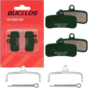 image:imageBUCKLOS Bike Disc Brake Pads  Bicycle Disk 4 Piston Pads for Shimano D02S D03S Saint Deore XT XTR SLX ZeeTektroTRP for Mountain BikeRoad BikeEbikeMTBCeramic2PC