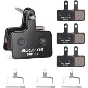 image:imageBUCKLOS Bike Disc Brake Pads for TRP Tektro Shimano MT200 Deore BrM575 M525 M515 T615 T675 M505 M495 M486 M485 Ridstar Q20Bicycle Disk Brakes Pads for Mountain BikeElectric BikeRoadScooterEbikeSemiMetallic4PC