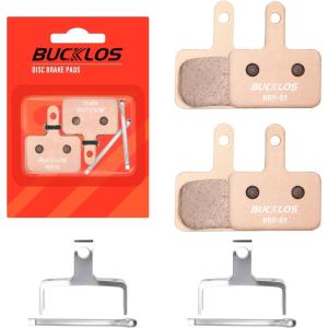image:imageBUCKLOS Bike Disc Brake Pads for TRP Tektro Shimano MT200 Deore BrM575 M525 M515 T615 T675 M505 M495 M486 M485 Ridstar Q20Bicycle Disk Brakes Pads for Mountain BikeElectric BikeRoadScooterEbikeSintered Metal2PC