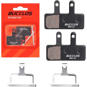 image:imageBUCKLOS Bike Disc Brake Pads for TRP Tektro Shimano MT200 Deore BrM575 M525 M515 T615 T675 M505 M495 M486 M485 Ridstar Q20Bicycle Disk Brakes Pads for Mountain BikeElectric BikeRoadScooterEbikeSemiMetallic2PC