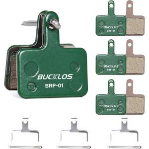 image:imageBUCKLOS Bike Disc Brake Pads for TRP Tektro Shimano MT200 Deore BrM575 M525 M515 T615 T675 M505 M495 M486 M485 Ridstar Q20Bicycle Disk Brakes Pads for Mountain BikeElectric BikeRoadScooterEbikeCeramic4PC