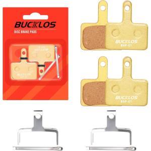 image:imageBUCKLOS Bike Disc Brake Pads for TRP Tektro Shimano MT200 Deore BrM575 M525 M515 T615 T675 M505 M495 M486 M485 Ridstar Q20Bicycle Disk Brakes Pads for Mountain BikeElectric BikeRoadScooterEbikeCopperBased2PC