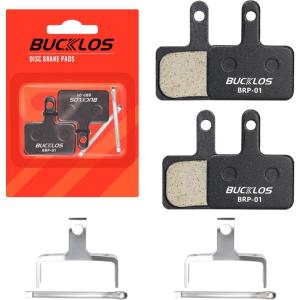 image:imageBUCKLOS Bike Disc Brake Pads for TRP Tektro Shimano MT200 Deore BrM575 M525 M515 T615 T675 M505 M495 M486 M485 Ridstar Q20Bicycle Disk Brakes Pads for Mountain BikeElectric BikeRoadScooterEbikeResin2PC