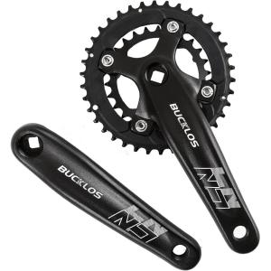 image:imageBUCKLOS DoubleTriple 64104 BCD Square Taper Bike Crankset  2x3x Mountian Bike MTB 170mm Bicycle Cranksets with 22242632384244T Chainring for 8910 SpeedCrank3826T
