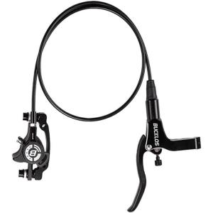 image:imageBUCKLOS MTB Hydraulic Disc Brakes for Mountain Bike Left Front 800 mm Right Rear 1500mm Bike Hydraulic Brake Set Aluminum Alloy Levers with CalipersPMis Adapter fit eBikeFat BikesLeft front only