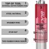 image:imageBUCKLOS Bike Fork Star Nut Setting Install Tool with Free Star Nuts and Spare Special Screws for 1 118 Threadless Fork Tubes and Headset System Stainless Steel Bicycle Star Nut Installation ToolProfessional Edition