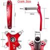 image:imageBUCKLOS IXF 104 BCD 3052T Mountain Bike Crankset Hollow Integrated MTB 170mm Crank Set Aluminum Alloy Bike Crankset with Narrow Wide Tooth Chainring Bottom Bracket Bolts BlackRedRed
