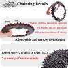 image:imageBUCKLOS IXF 104 BCD 3052T Mountain Bike Crankset Hollow Integrated MTB 170mm Crank Set Aluminum Alloy Bike Crankset with Narrow Wide Tooth Chainring Bottom Bracket Bolts BlackRedRed