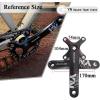 image:imageBUCKLOS MTB Mountain Bike Single Speed Square Taper Crankset 170mm Cranksets Bicycle Crank Set with 104BCD 323436384042T RoundOval Chainring Fit for EbikeCommuter BikeMuticolor