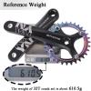 image:imageBUCKLOS MTB Mountain Bike Single Speed Square Taper Crankset 170mm Cranksets Bicycle Crank Set with 104BCD 323436384042T RoundOval Chainring Fit for EbikeCommuter BikeMuticolor