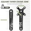 image:imageBUCKLOS MTB Mountain Bike Single Speed Square Taper Crankset 170mm Cranksets Bicycle Crank Set with 104BCD 323436384042T RoundOval Chainring Fit for EbikeCommuter BikeRed