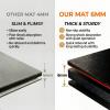 image:imageBUCKLOS Treadmill Mat for Carpet and Hardwood Floors NonSlip Floor Protection 6MM Thick 36x72 Exercise Equipment Mat for Under Treadmill Compatible with Peloton Bike Indoor Spin Bike Elliptical36W x 72L x 025Th