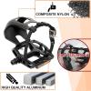 image:imageBucklos Bike Pedals with Toe Cages and Straps  Bicycle Toe Clips Cage Compatible with Road BikePelotonMountian BikesMTB  Toe Clip Pedal for Wide Shoes Indoor Outdoor CyclingBlack2