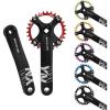 image:imageBUCKLOS 104 BCD 30T Mountain Bike Single Speed Crankset170mm Square Taper Crankset with Narrow Wide Teeth Round ChainringSix ColorBicycle Crank Arm SetRed