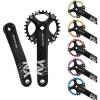 image:imageBUCKLOS 104 BCD 30T Mountain Bike Single Speed Crankset170mm Square Taper Crankset with Narrow Wide Teeth Round ChainringSix ColorBicycle Crank Arm SetBlack