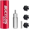image:imageBUCKLOS Bike Fork Star Nut Setting Install Tool with Free Star Nuts and Spare Special Screws for 1 118 Threadless Fork Tubes and Headset System Stainless Steel Bicycle Star Nut Installation ToolProfessional Edition